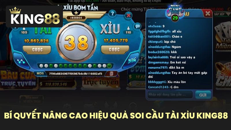 Bí Quyết Nâng Cao Hiệu Quả Soi Cầu Tài Xỉu KING88